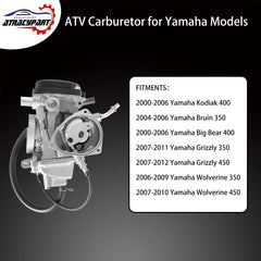 ATRACYPART air and fuel filters included for cleaner air intake.