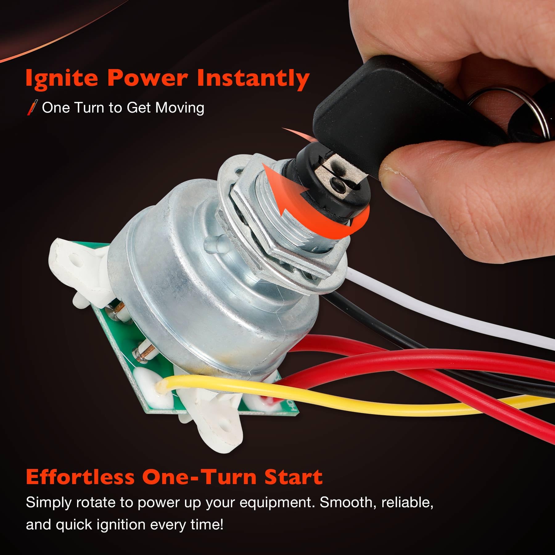 ATRACYPART AM132500 ignition keys in pack enable quick replacement.