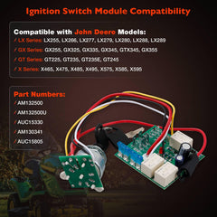 ATRACYPART AM132500 ignition switch side view highlights easy installation.