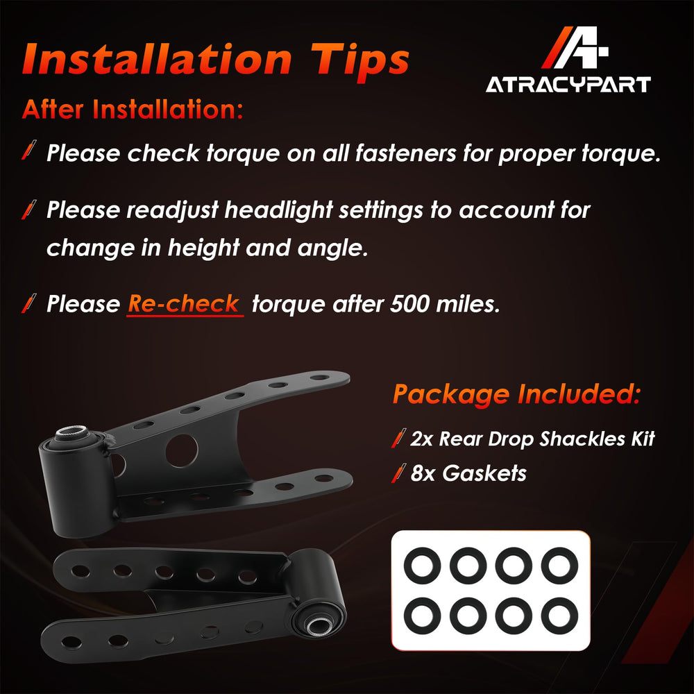 Anti-rust coating on ATRACYPART kit helps protect components