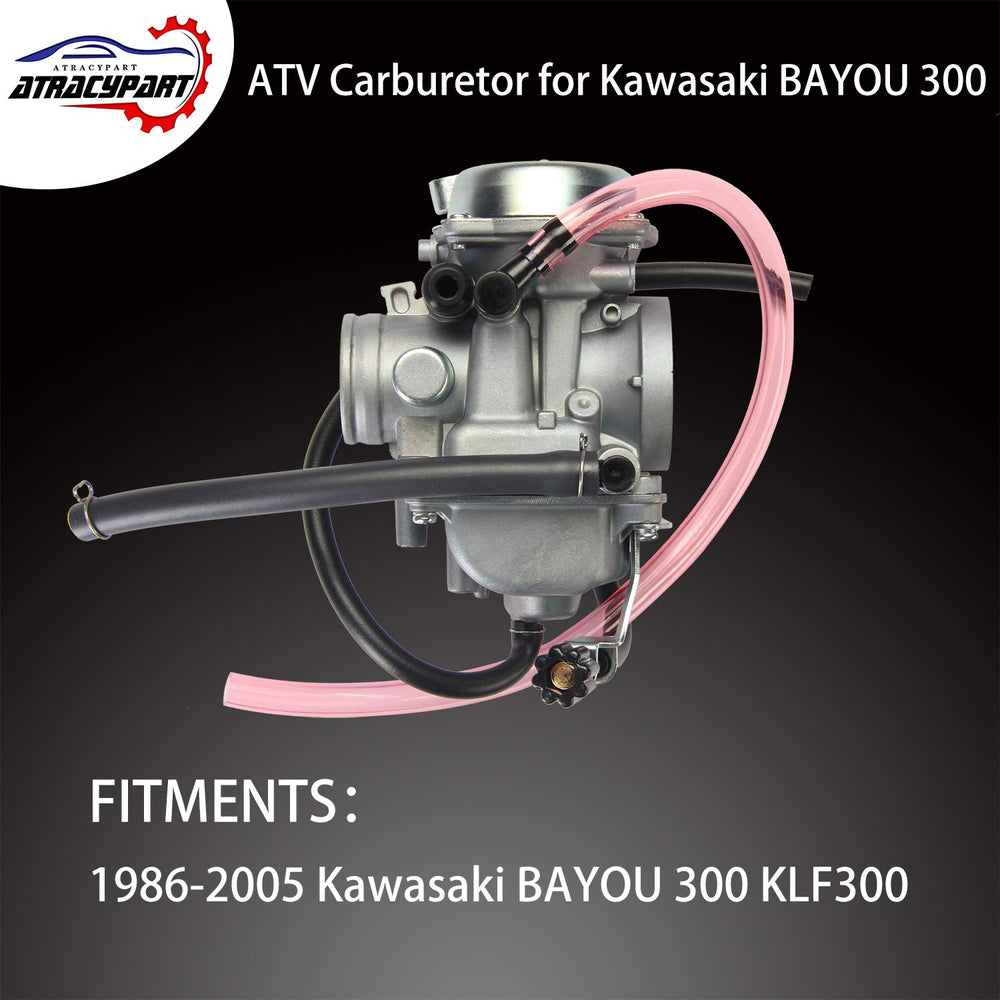 ATRACYPART Bayou 300 carburetor dimensions 32mm/37mm ensure proper intake fit.