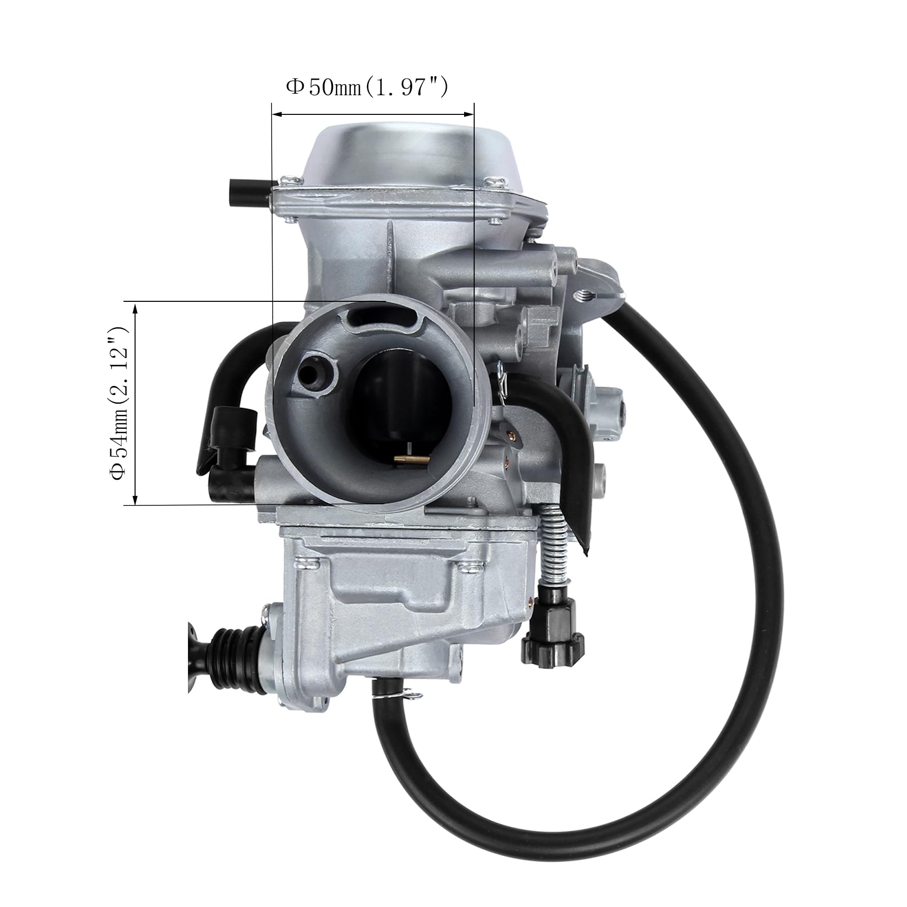 ATRACYPART air-filter diameter close-up for proper fuel-air balance