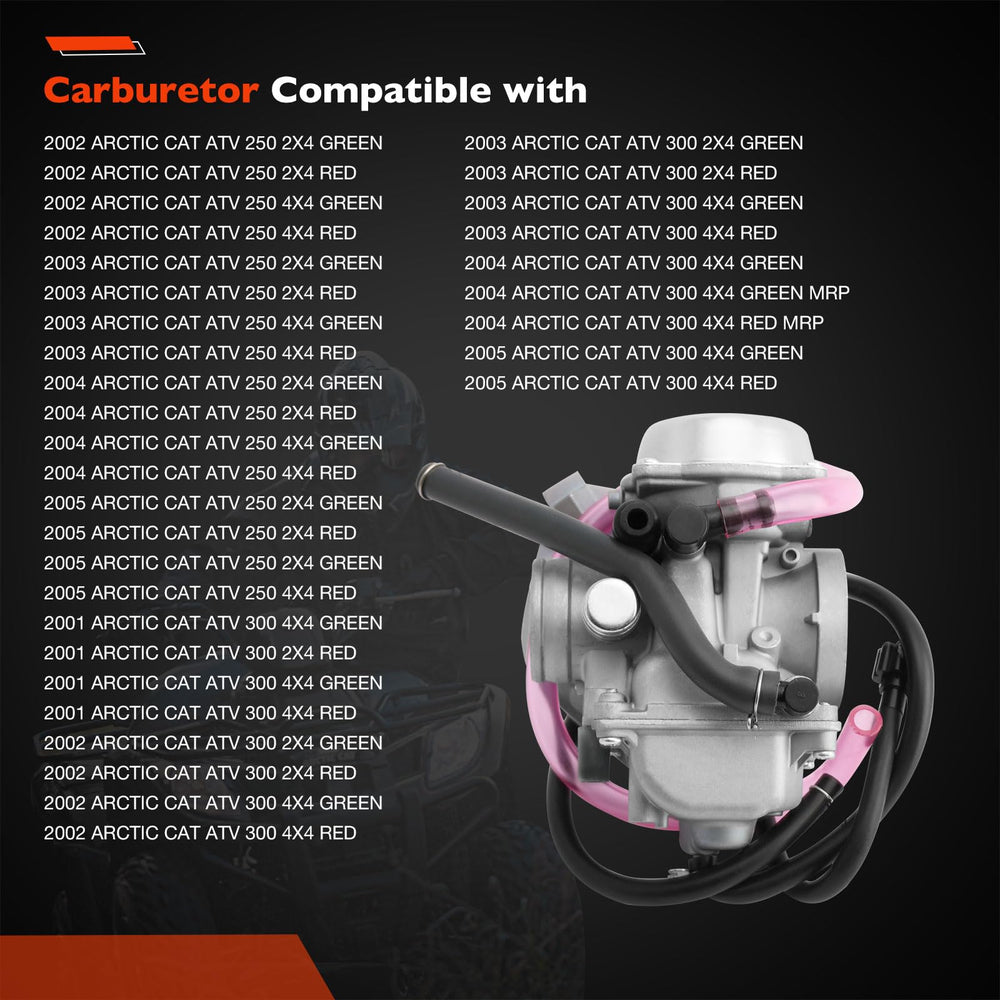 ATRACYPART carburetor for Arctic Cat 300-2x4, improved throttle response