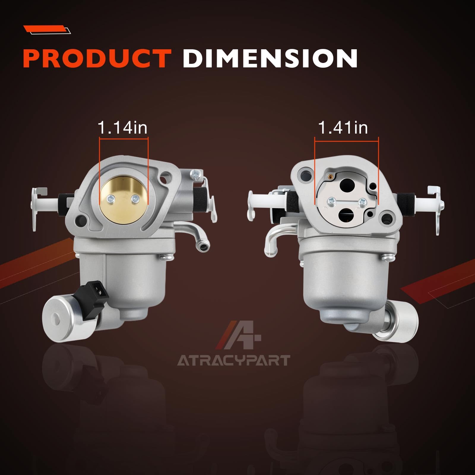 ATRACYPART Briggs & Stratton 40U877 carburetor delivers smooth idle and efficiency.