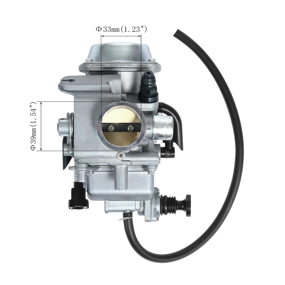 ATRACYPART intake dimensions highlight 33/39mm and 50/54mm sizes