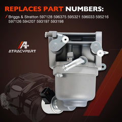 ATRACYPART carburetor kit shown with complete included parts for DIY service.
