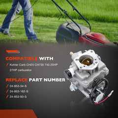 ATRACYPART Kohler carburetor side view highlighting compact design.