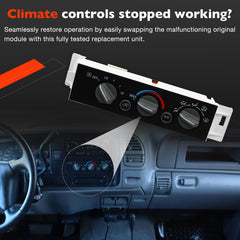 ATRACYPART climate control panel ABS material emphasizes durable construction
