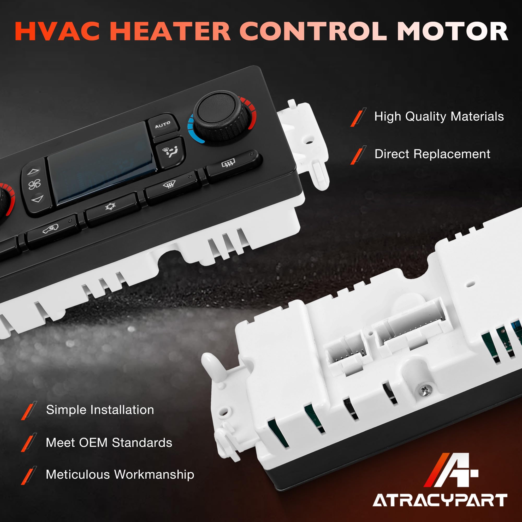 ATRACYPART climate control panel buttons close-up detail
