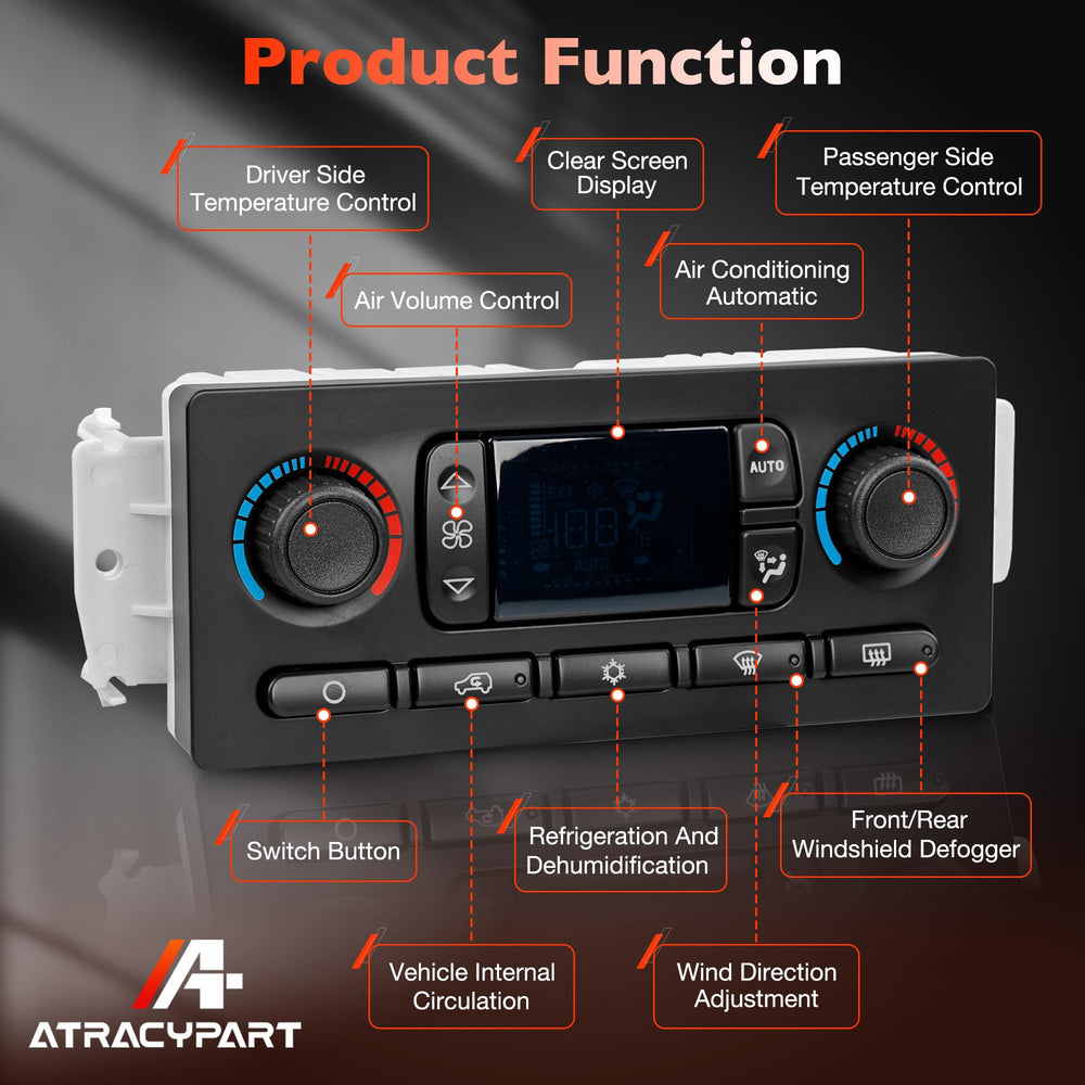 ATRACYPART climate control panel replacement OE numbers reference