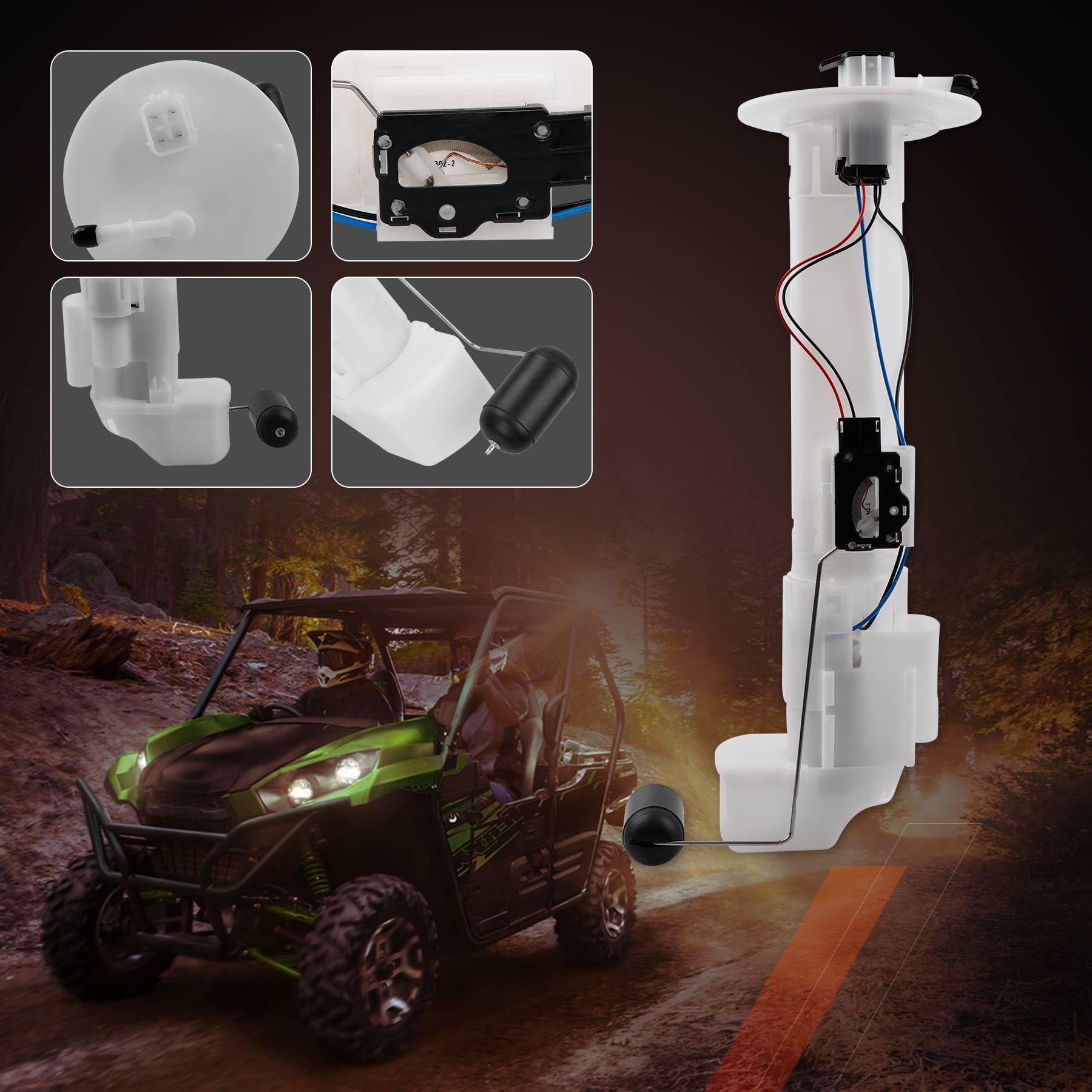 ATRACYPART fuel pump assembly compatibility for Kawasaki ATVs