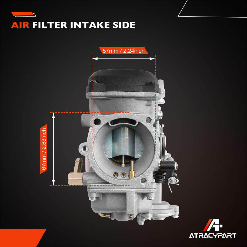 ATRACYPART CV40 carburetor with choke cable included for reliable cold starts.