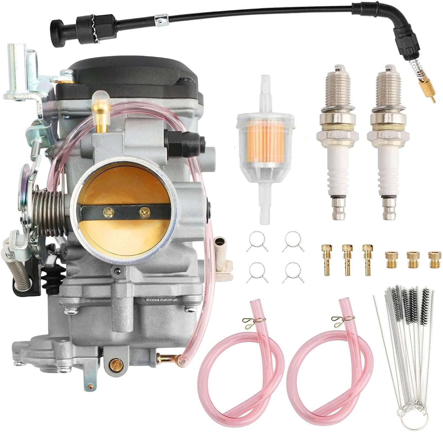 ATRACYPART CV40 carburetor for Harley Sportster install demonstrates smooth power delivery.