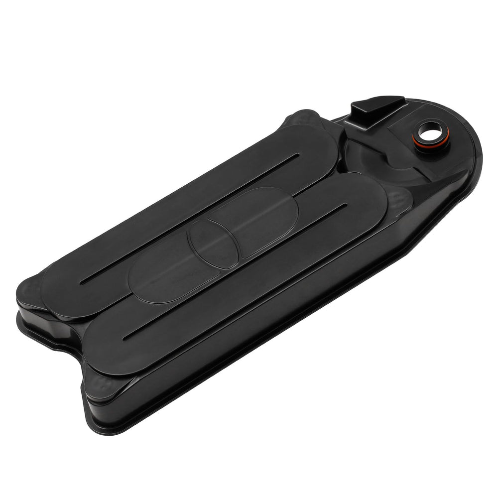 ATRACYPART CV52001 crankcase filter in hand, showcasing durable housing for long-lasting protection.
