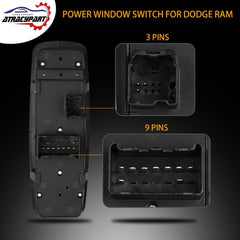 ATRACYPART Dodge Ram window switch assembly highlighting compatibility and replacement ease