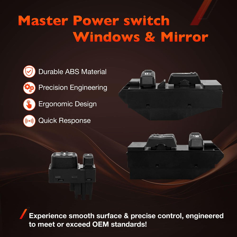 ATRACYPART door lock switch close-up, preserves factory look and operation.