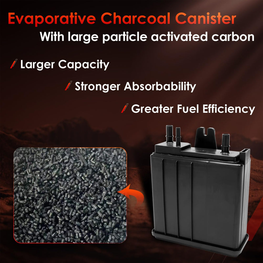 Evaporative path during fueling with ATRACYPART canister illustrates vapor routing.