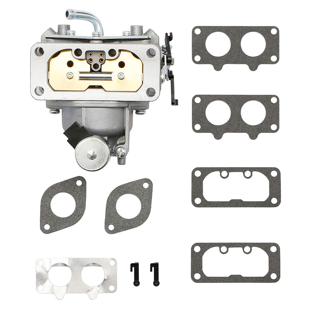 ATRACYPART FH661V carburetor front view showing compact, robust design for Kawasaki engines
