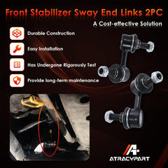 ATRACYPART front stabilizer end link kit for easy installation