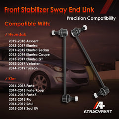 ATRACYPART zinc-nickel alloy end link resists rust for long-lasting performance