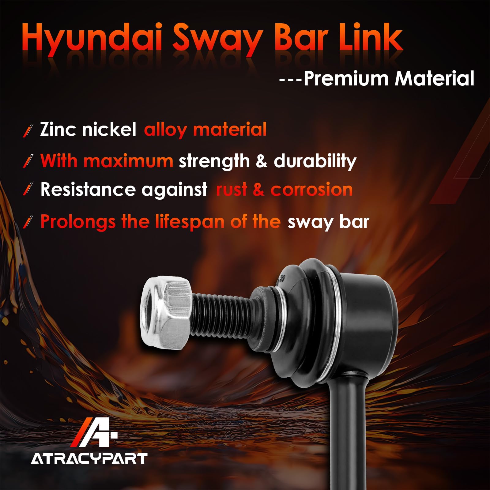 ATRACYPART replacement end link fits Hyundai Accent and Elantra models