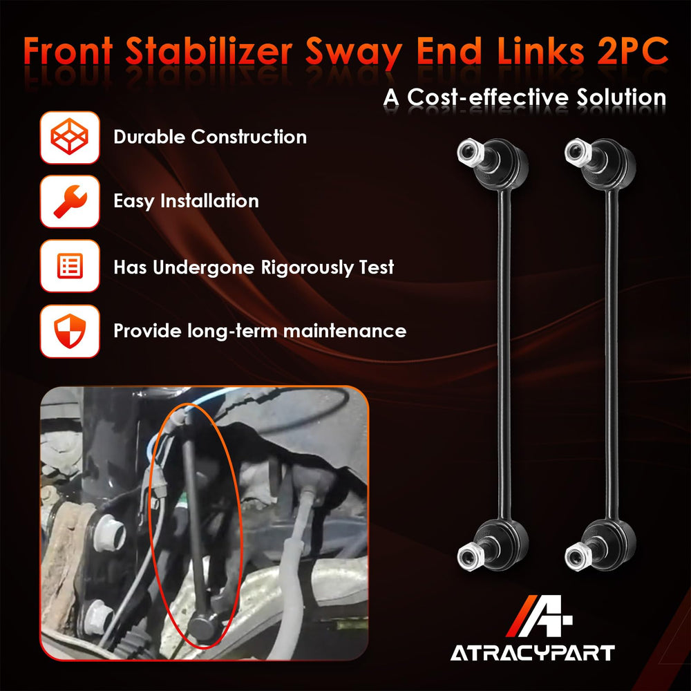 ATRACYPART Camry front sway bar end link installed on vehicle