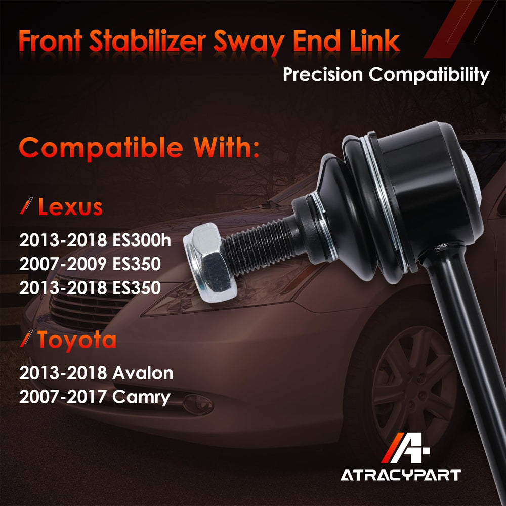 ATRACYPART end link for Lexus ES350, front angle and connection point