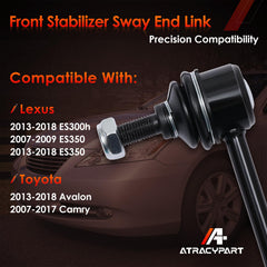 ATRACYPART end link for Lexus ES350, front angle and connection point