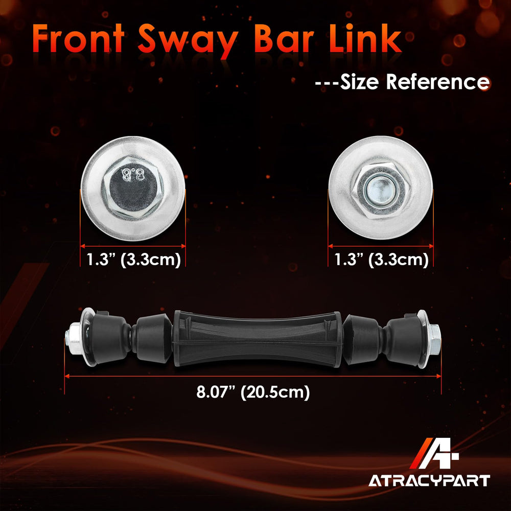 ATRACYPART sway bar link packaging highlights easy replacement.