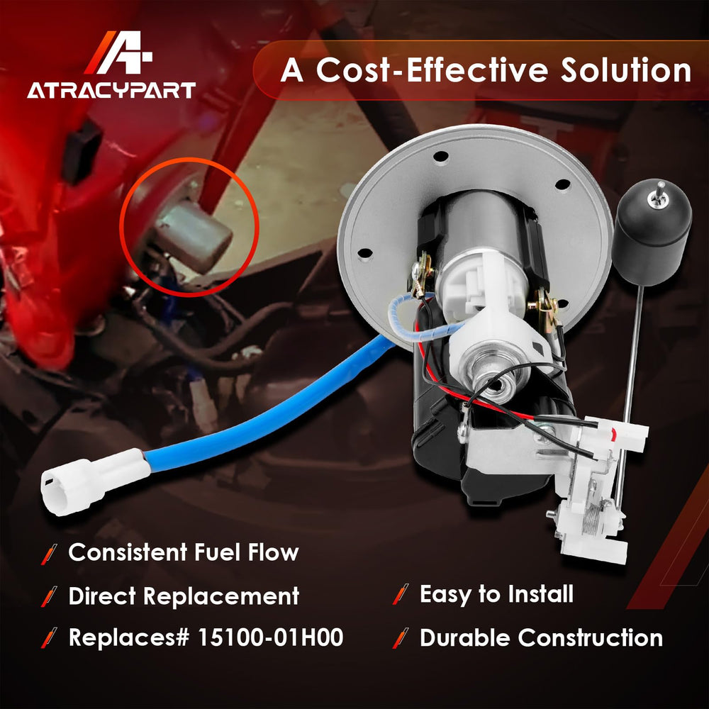 ATRACYPART fuel pump 3pin sideview demonstrates compact, easy to install design for GSXR.