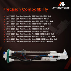ATRACYPART Defender Max 800XT fuel pump assembly supports smooth operation under load