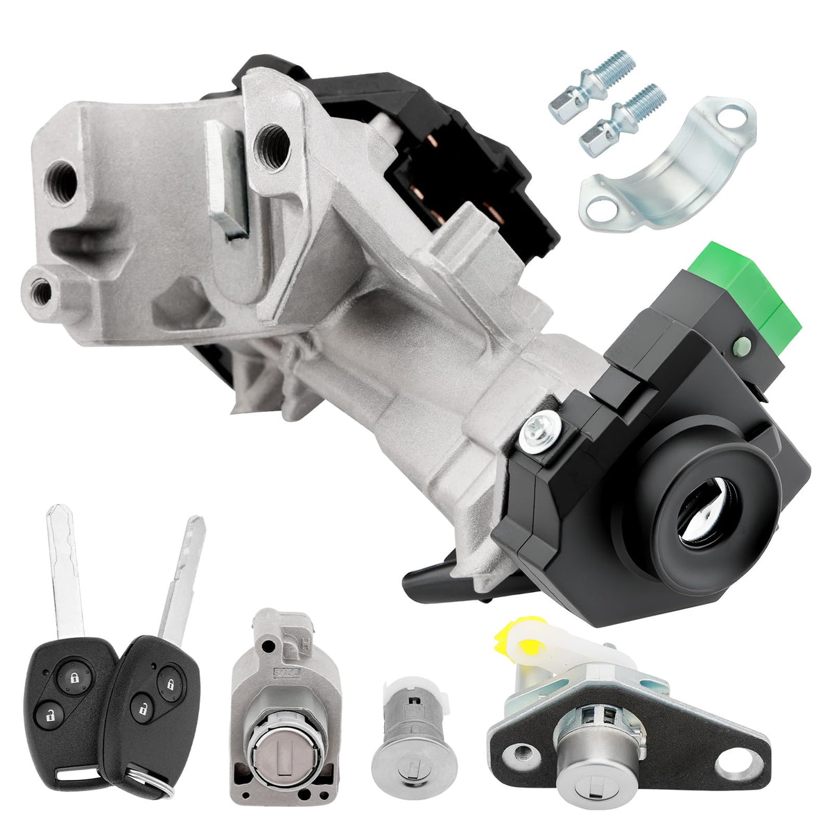 ATRACYPART ignition lock cylinder kit for Honda; reliable ignition.