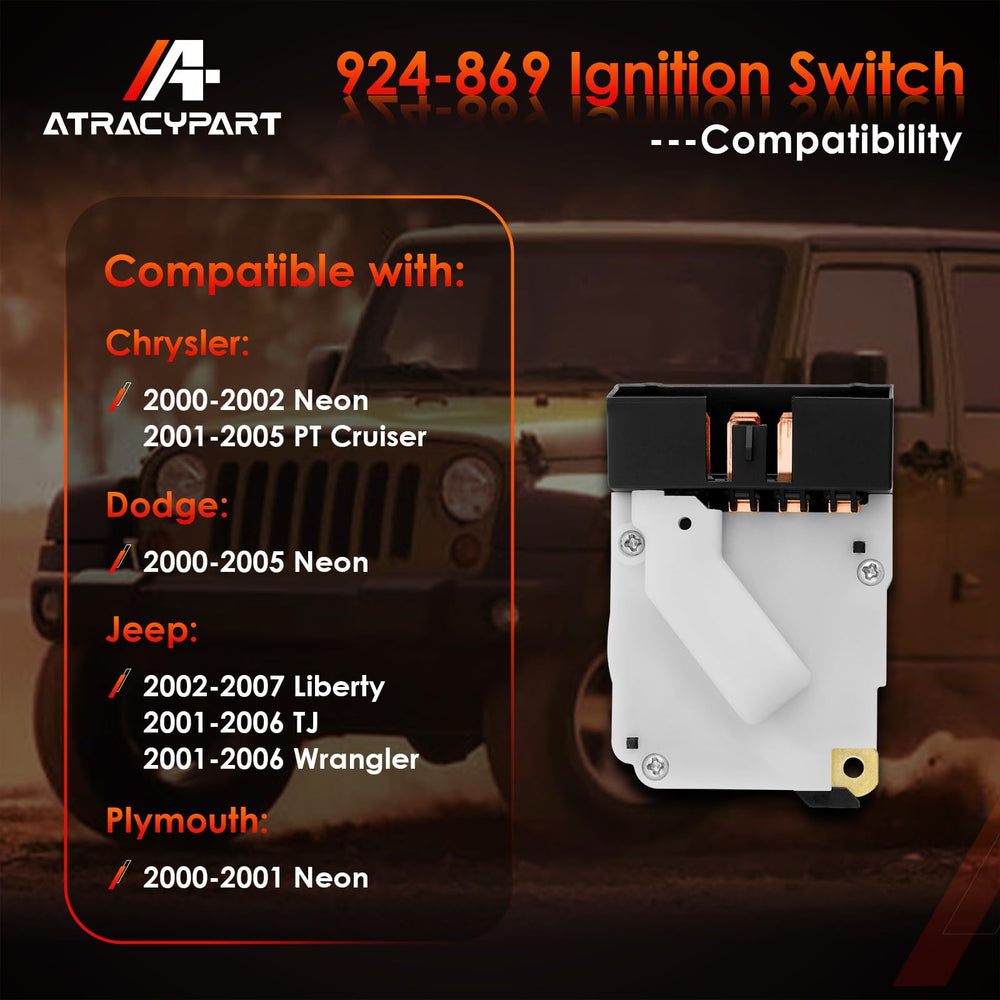 ATRACYPART ignition switch side profile highlighting durable construction.