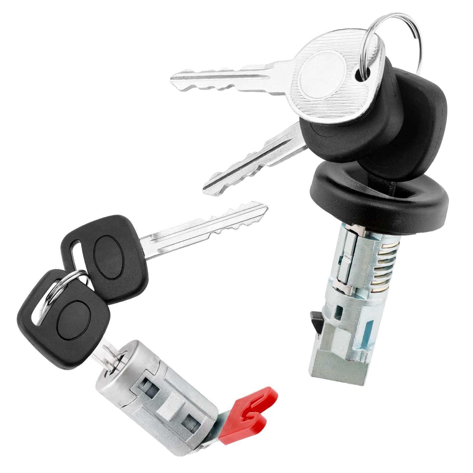ATRACYPART ignition switch cylinder with chip for Silverado; enhances starting reliability.