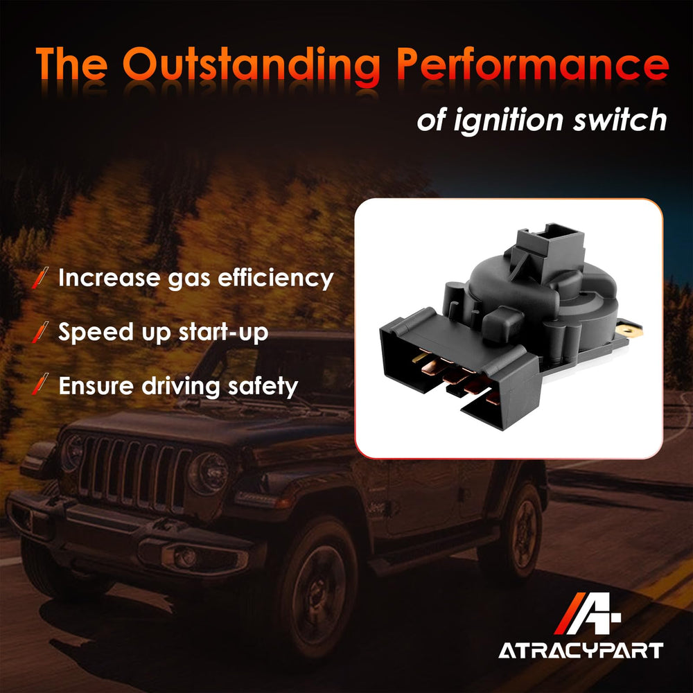 ATRACYPART ignition switch for TJ Wrangler 2001-2006 with secure fit.