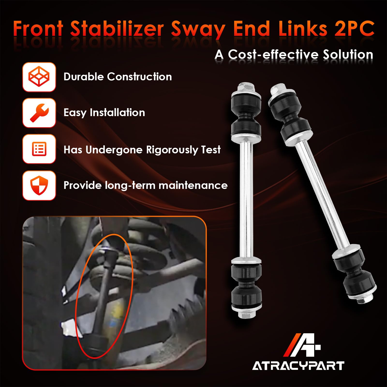 ATRACYPART K80631 Astro AWD front-end link reduces clunk feel