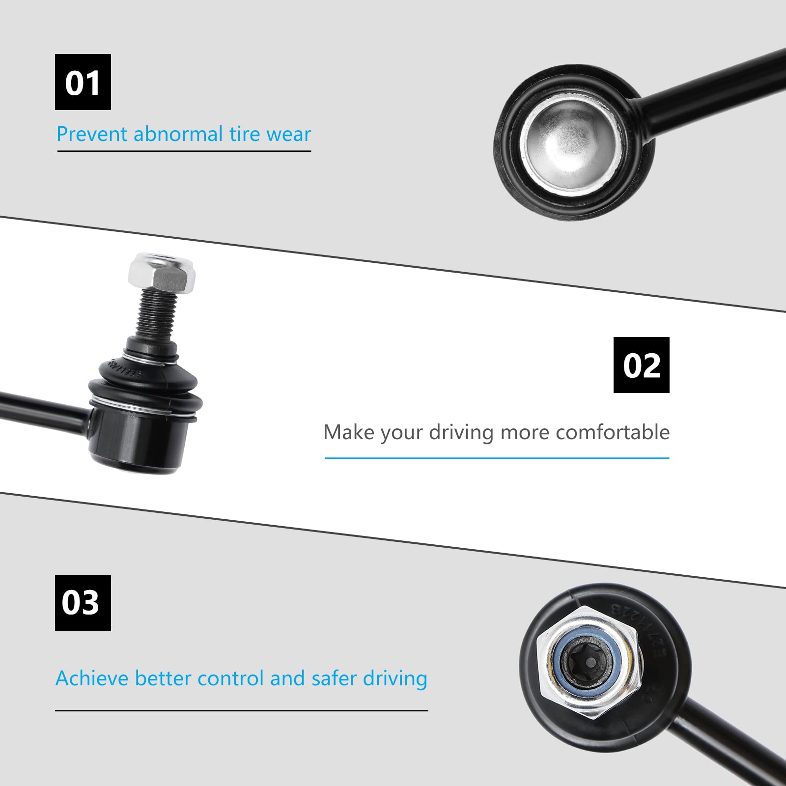 ATRACYPART K90344 noise-reduction design for a smoother ride.
