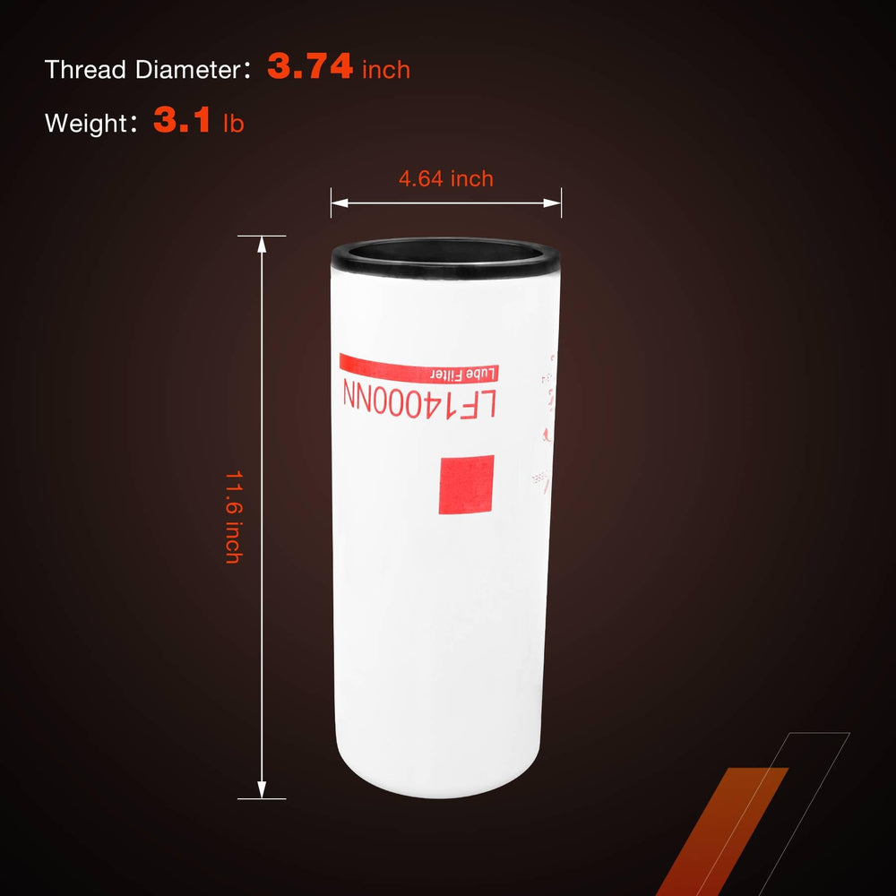 ATRACYPART LF14000NN compatibility label confirms engine fit and part numbers.