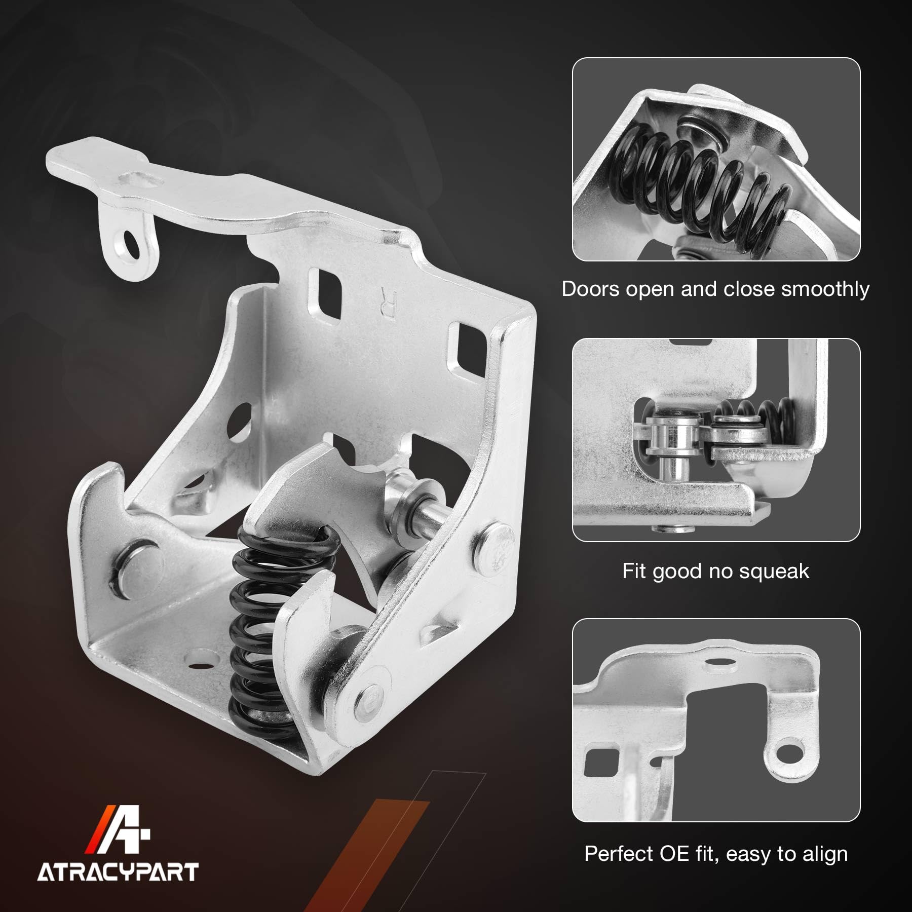 ATRACYPART OEM-fit tested hinge delivers reliable alignment for easy painting and installation.