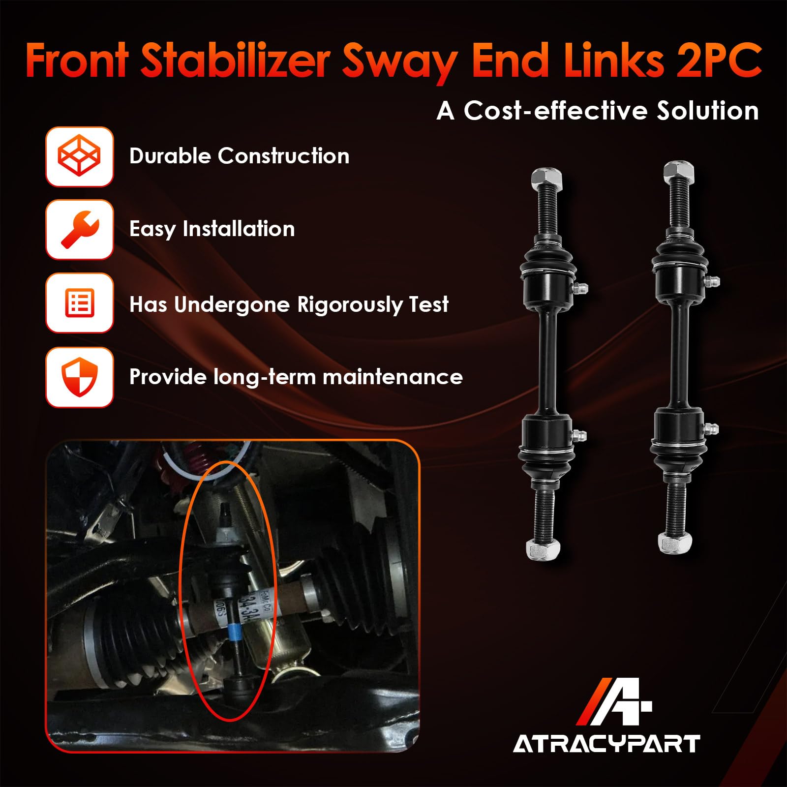 ATRACYPART packaging with brand label signaling reliable Ford parts
