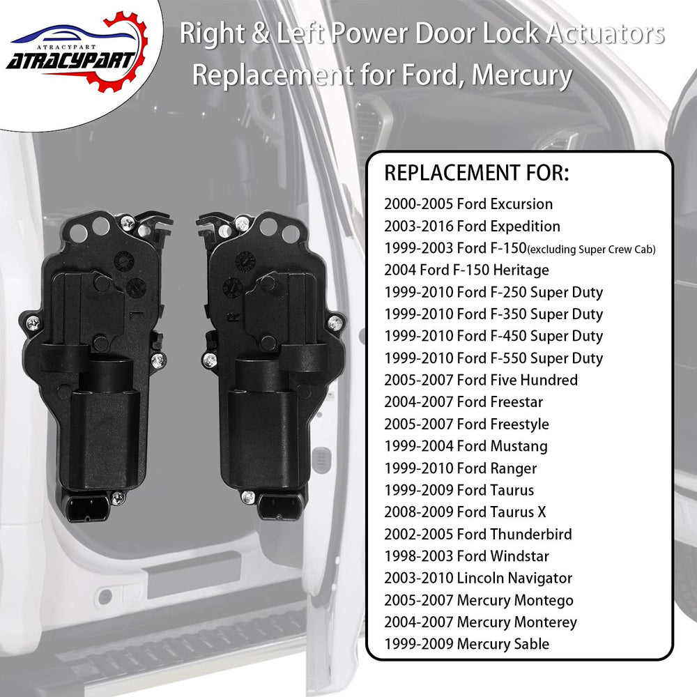 ATRACYPART power door lock actuator rear left for Ford; restores convenience.