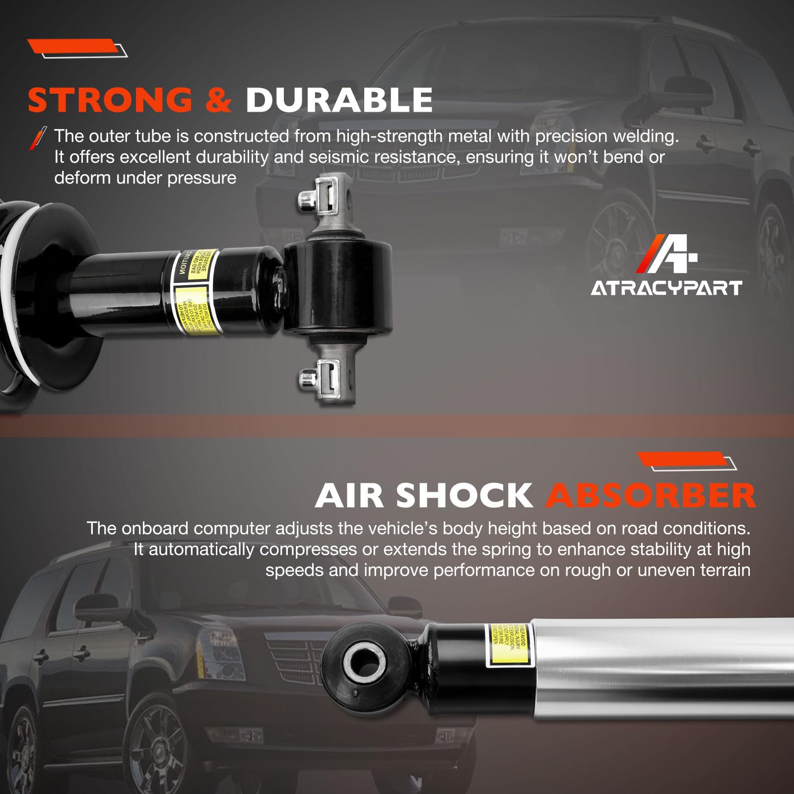ATRACYPART premium chromium-silicon springs improve durability under heavy load
