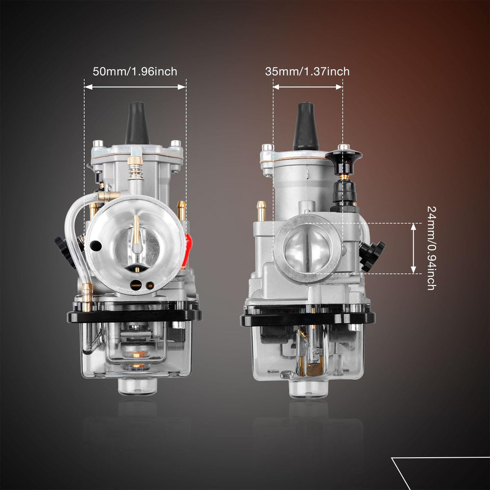 ATRACYPART PWK 24mm carburetor on Hammerhead 80T enhances throttle response