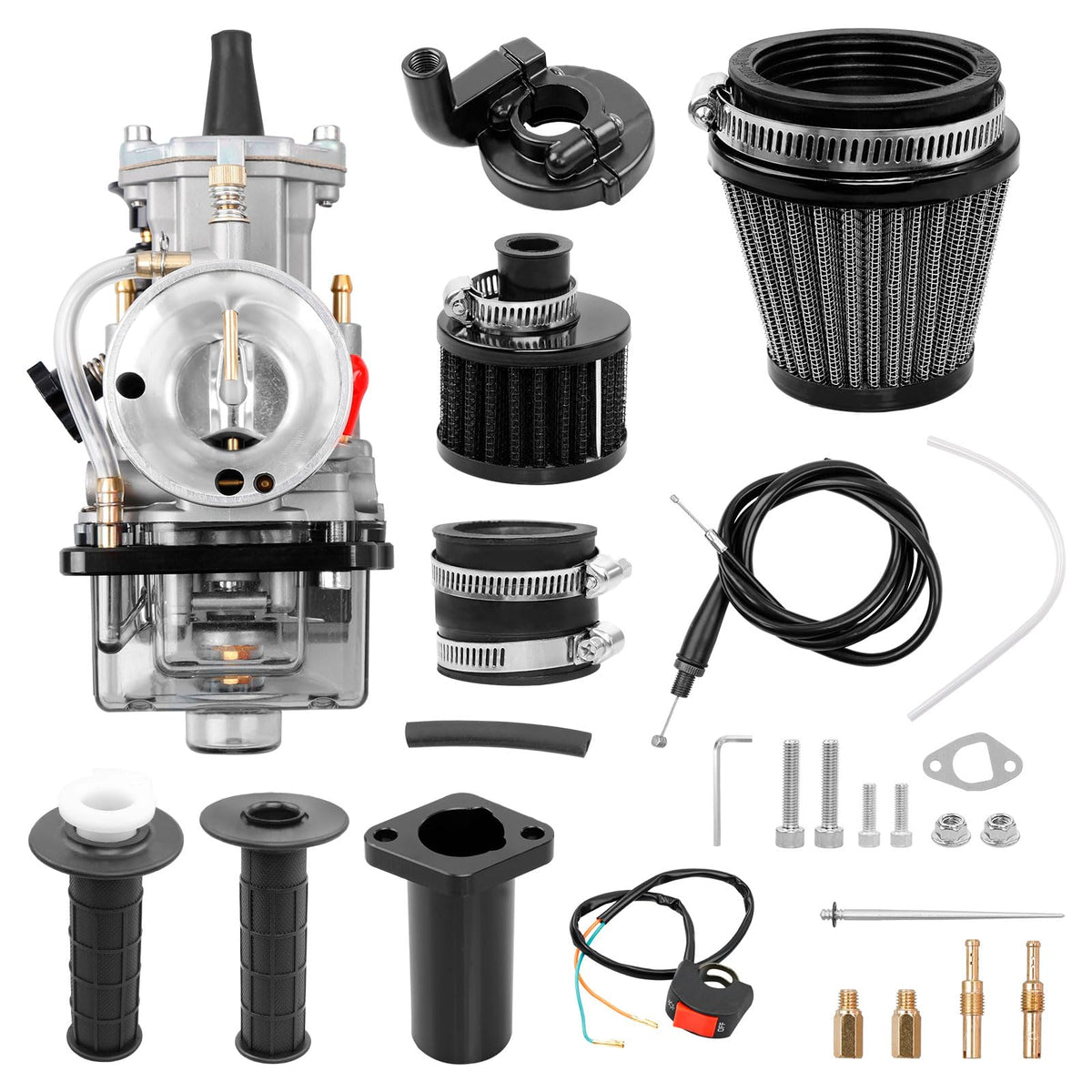 ATRACYPART PWK 24mm carburetor on Predator 212cc engine improves throttle response