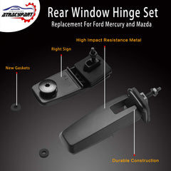 ATRACYPART rear hatch hinge assembly includes screws and gaskets.
