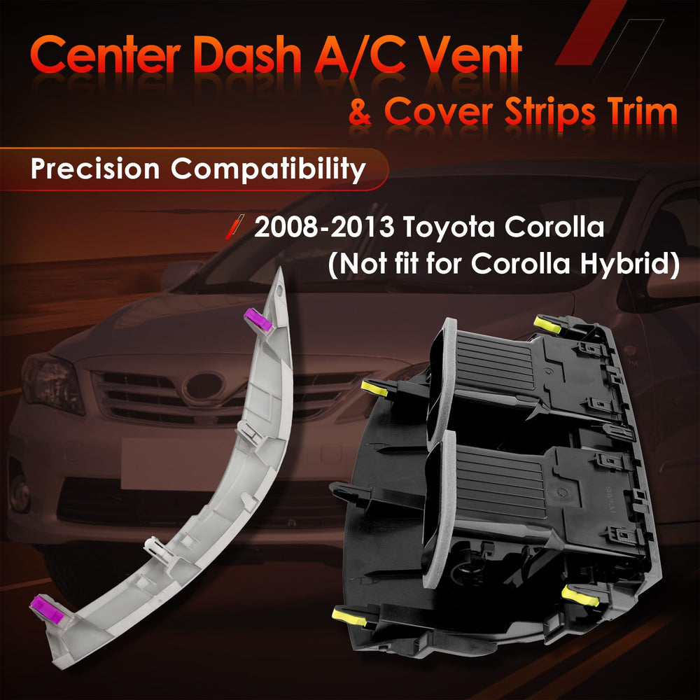 ATRACYPART right upper dash strip gray with coordinated interior trim.