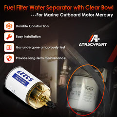 ATRACYPART S3227 10-micron filtration element removes dirt and rust from fuel
