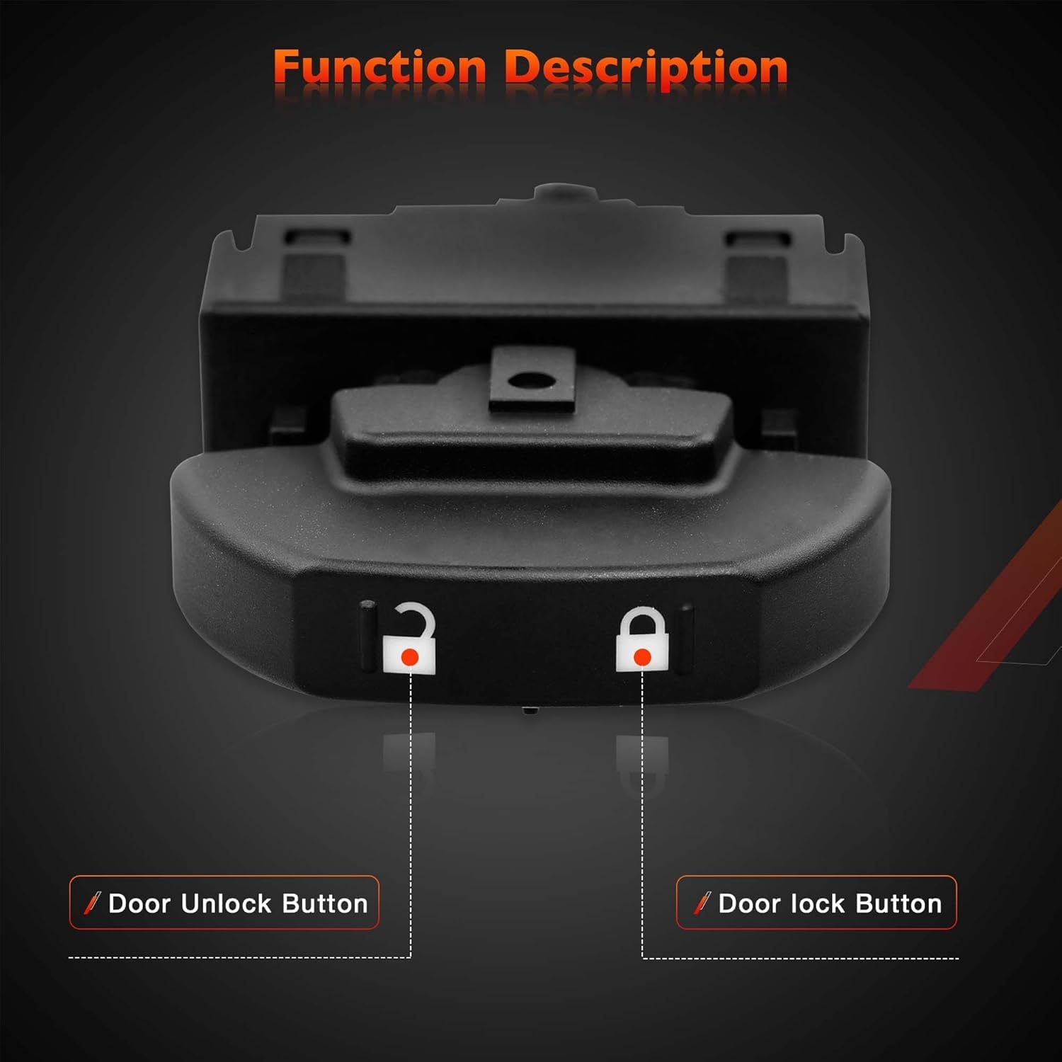 ATRACYPART SW-7254 driver-side door lock control for F-150 enhances usability