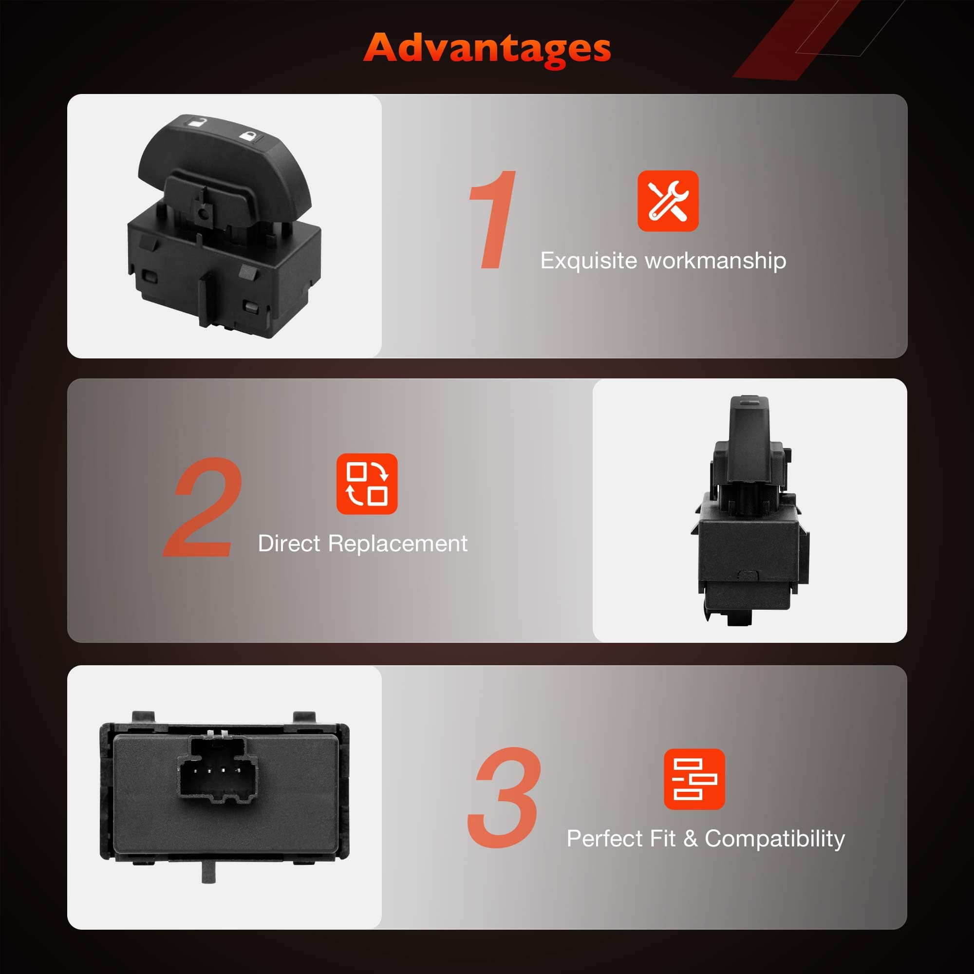 ATRACYPART SW-7254 plug-and-play switch ready for replacement