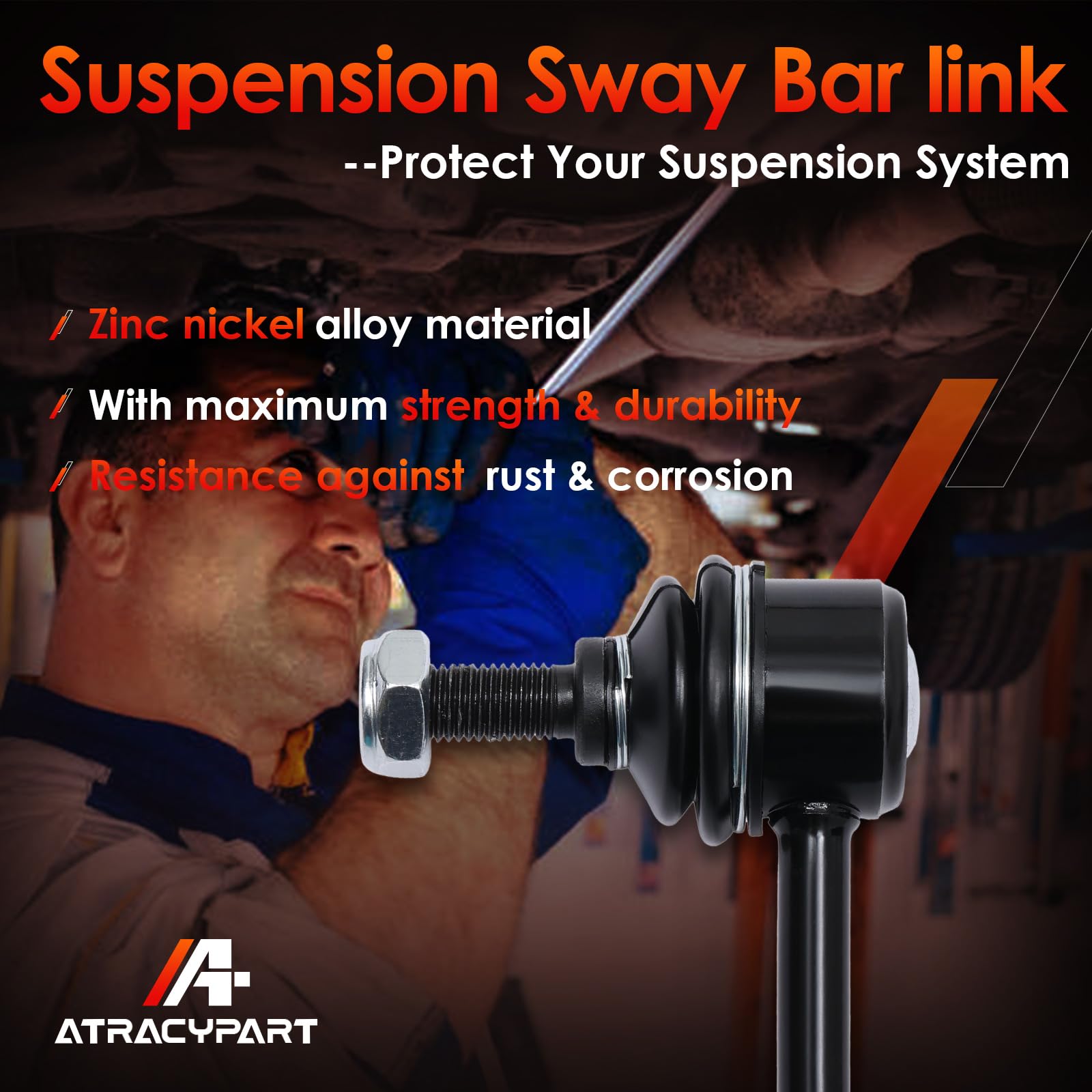 ATRACYPART K80258 pair designed for Chrysler, Dodge, Mitsubishi fitment visualization.